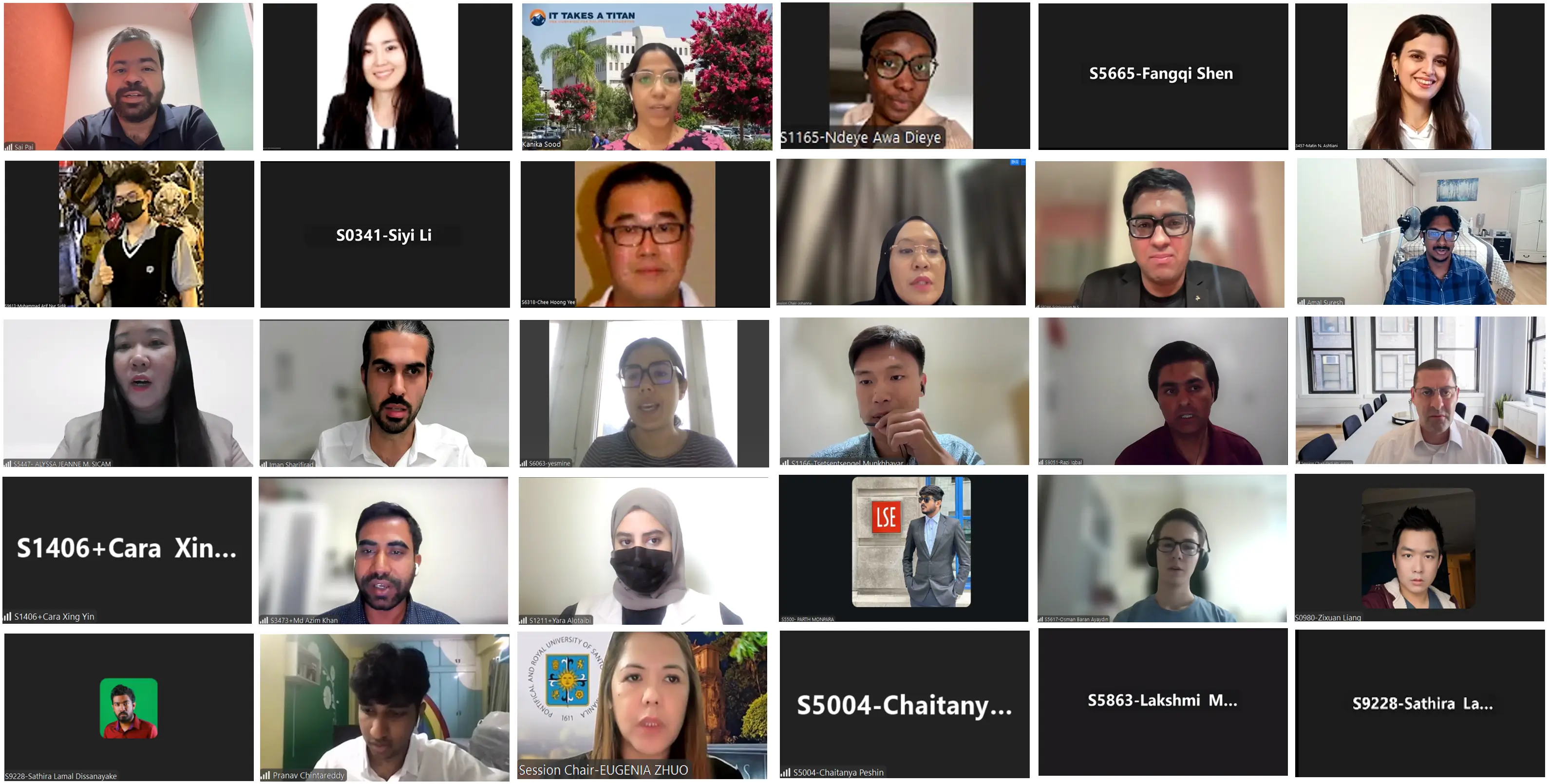 Research team presenting the paper remotely via Webex at IEEE AMLDS 2025